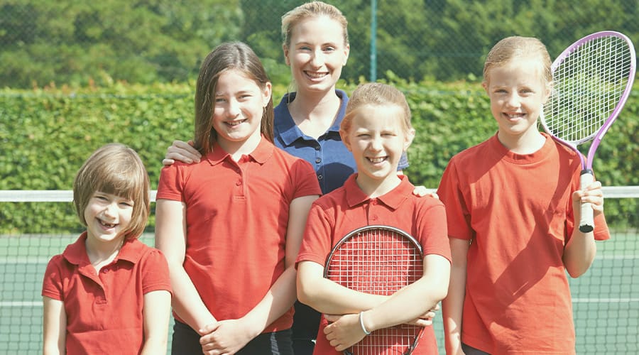 מחבטי טניס לילדים בנבחרת